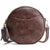 Retro Versatile Small Round Bag With A Zipperperfect For European And American Styles