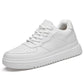 Mens Casual Korean-style Low-top White Sneakers