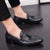 Mens Stylish Breathable Leather Pointed-toe Tassel Shoes