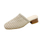 Summer New Arrival Womens Fashion Sandals With Woven Uppers
