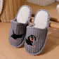 Cartoon Dog Pattern Women's Indoor Slippers Autumn Winter