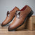 Mens Stylish Formal Pointed-toe Lace-up Leather Shoes