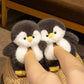 Fleece-lined Warm Slipper-style Cotton Plush Toys With Cotton Lining