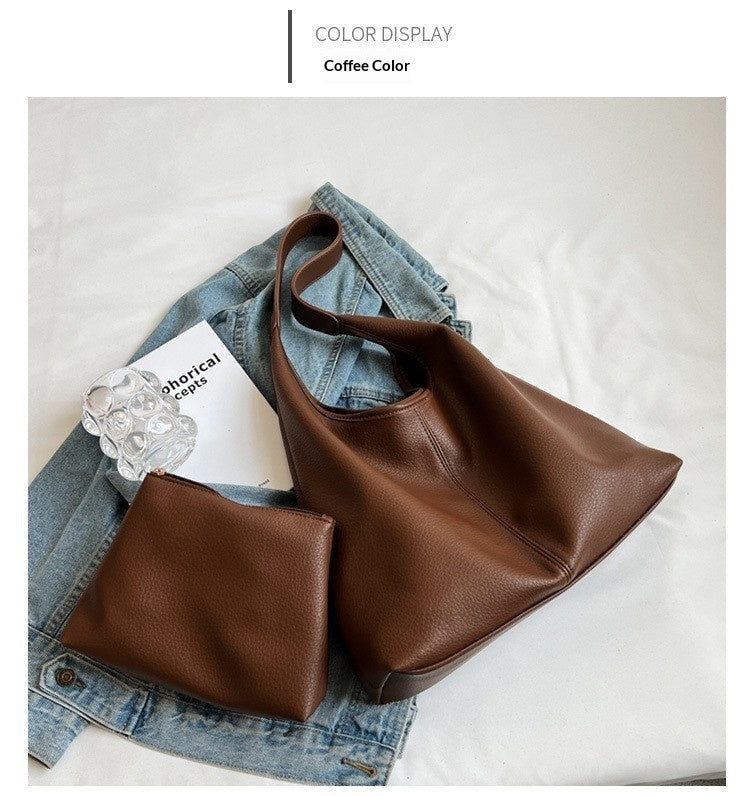 Sleek, Niche Tote Bag For Class Or Commutingversatile And Perfect As A Crossbody Or Shoulder Bag