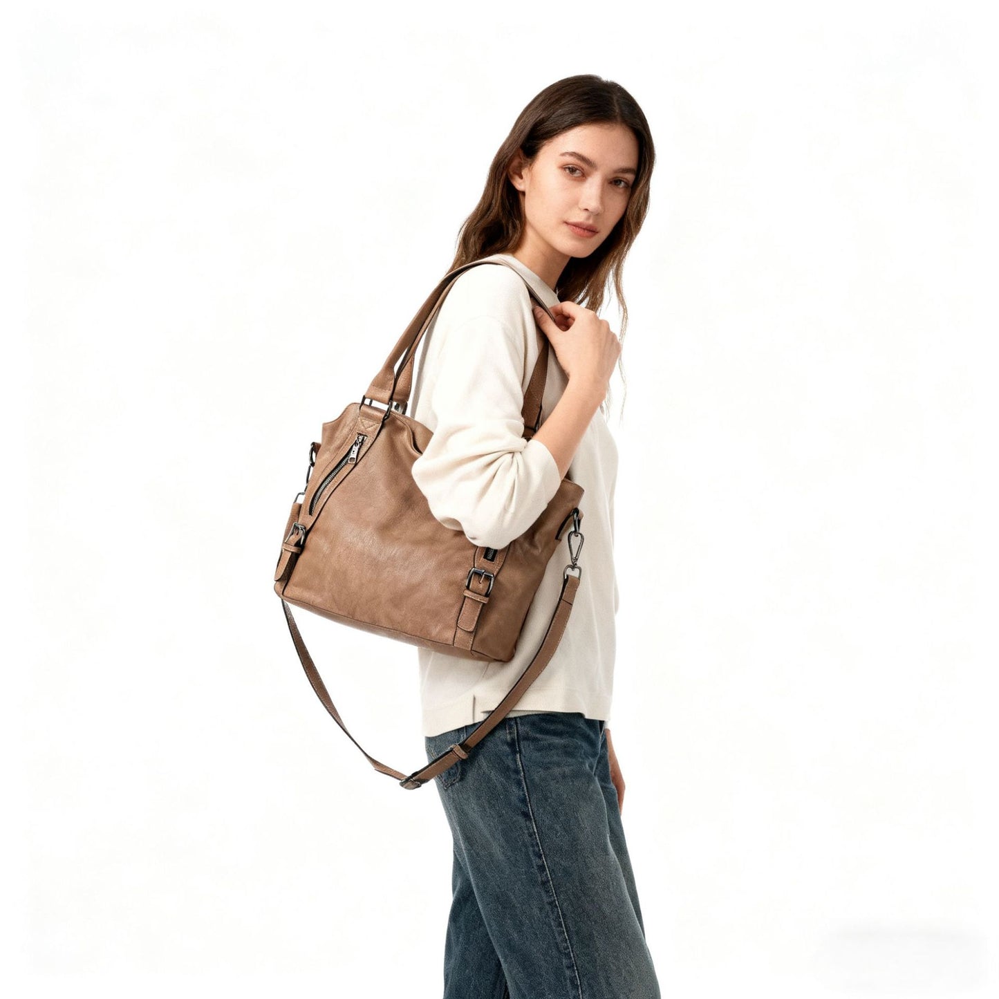 Spacious Crossbody Handbag For Commuting And Traveling