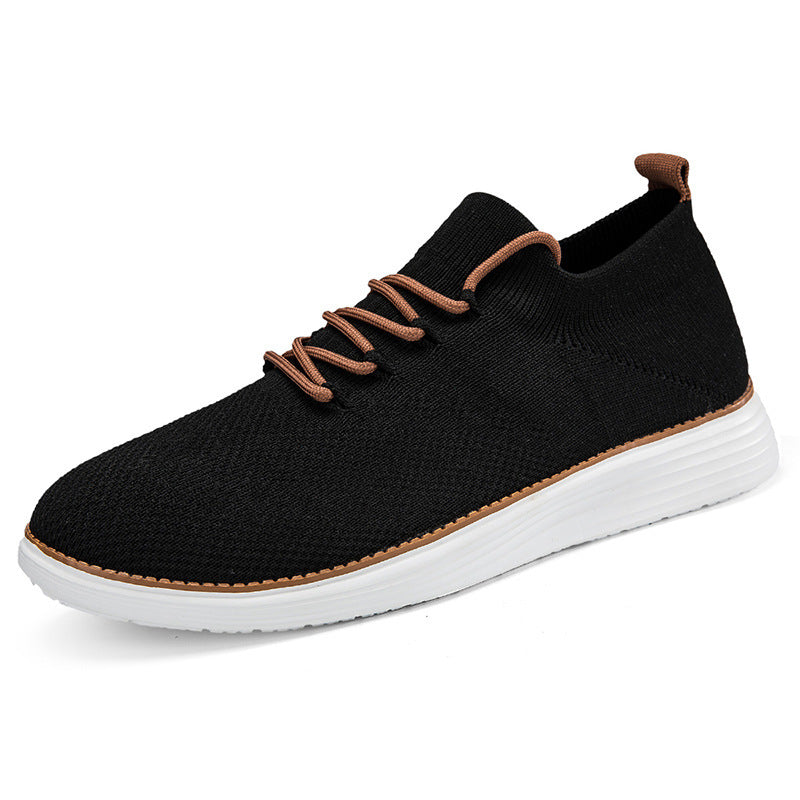 Lightweight Lace-up Casual Mens Shoes Breathable Footwear