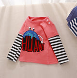 Children's Long-sleeved Underwear Cotton Bottoming Shirt
