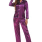 Pajamas Women's Long Sleeve Sleepwear Soft Button Loungewear Pjs Set Nightwear