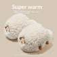 New Women's Winter Cartoon Sheepskin Cotton Slippers For Indoor Wear