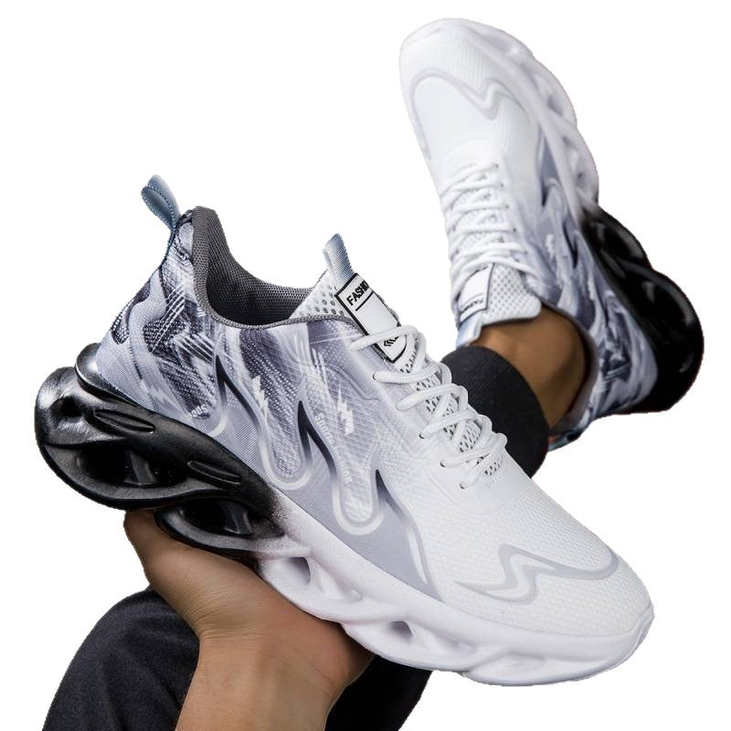 Sneakers Casual Braided Design With A Thick Sole