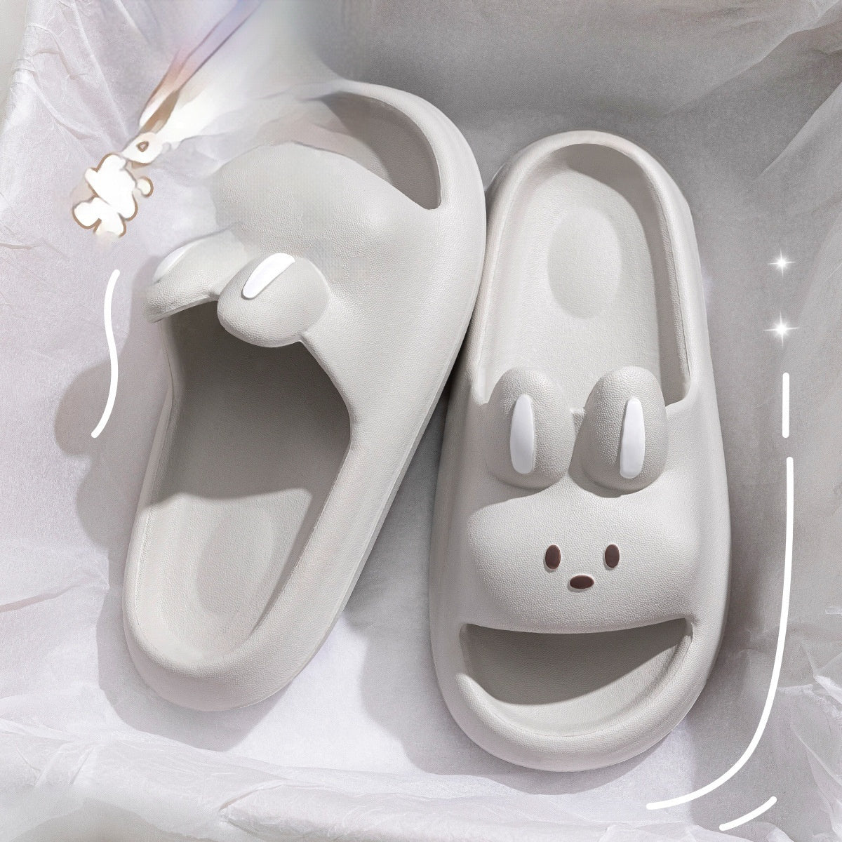 Non Slip Indoor Slippers For The Bathroom And Homesoft Cushioned Step On Stuff Feelfor Women