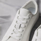New Breathable Cowhide Flat-soled Trendy Versatile White Sneakers