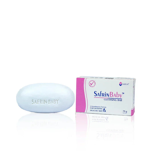 SAFRiN BABY Cleansing Soap Bar (Neutral pH) - 75g
